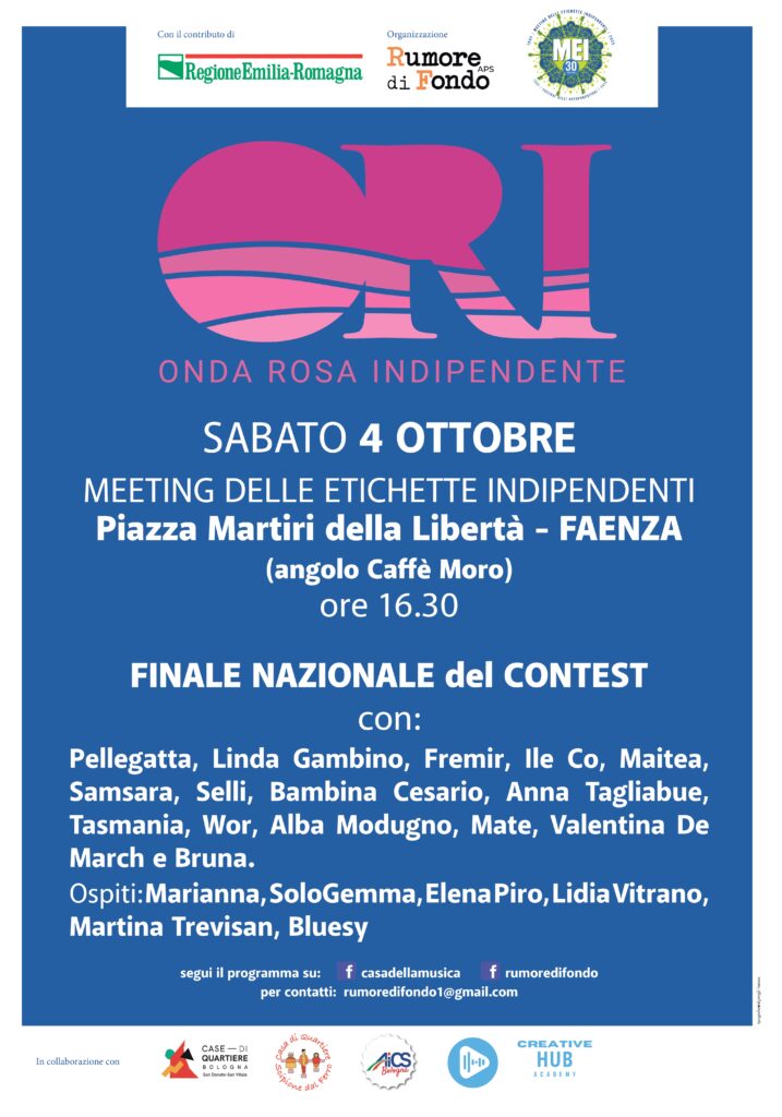 locandina della serata